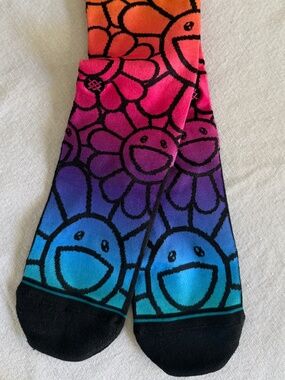 Stance x Takashi Murakami Collab for The Broad Crew Socks - Medium - NWT